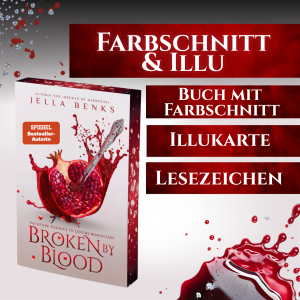 Paperback mit Farbschnitt, Illustrierter Postkarte und Lesezeichen (Band 3 der Broken-Reihe - unabhägig lesbar)